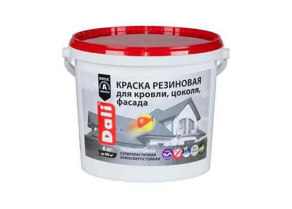 Краска фасадная резиновая: плюсы и минусы, технические хаpaктеристики эластичного покрытия для кровель и фасадов